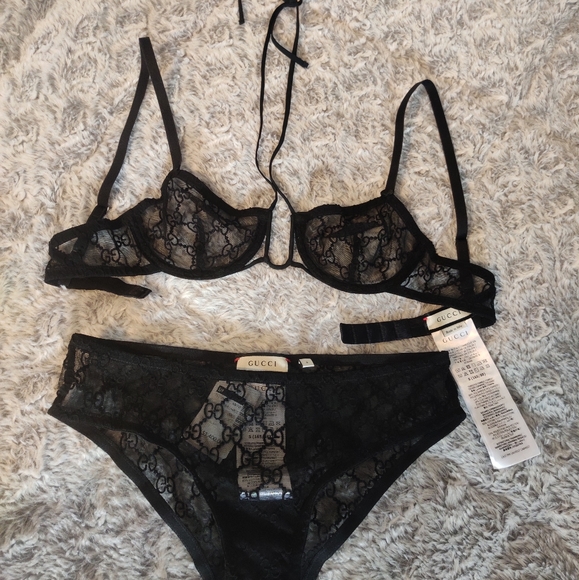 Gucci GG tulle lingerie set - Picture 2 of 4
